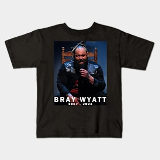 Bray wyatt R.I.P 2023 Kids T-Shirt